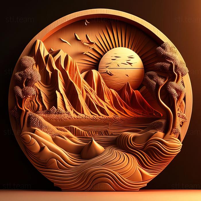 3D model st sunrise (STL)